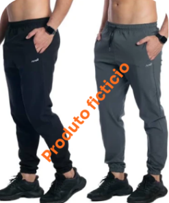 Kit 2 Calça Tactel Elastano