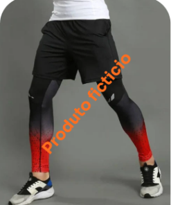 Kit 2 Calça Tactel Elastano